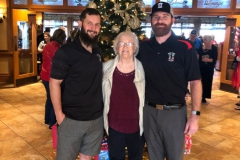 Vet Patrick Kelly Volunteer Barb Piere Vet Troy Sasser