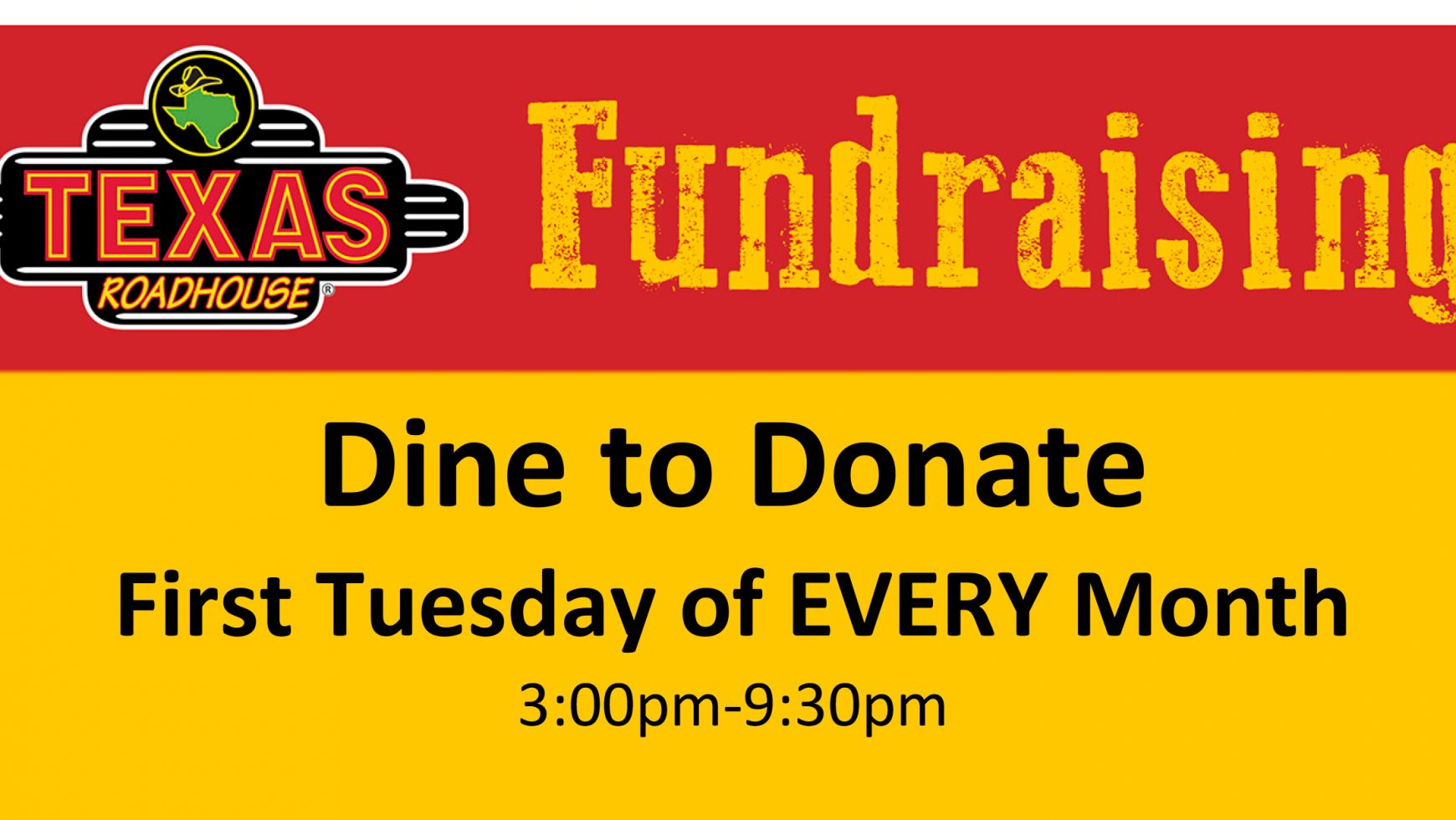 Dine to Donate at Texas Roadhouse