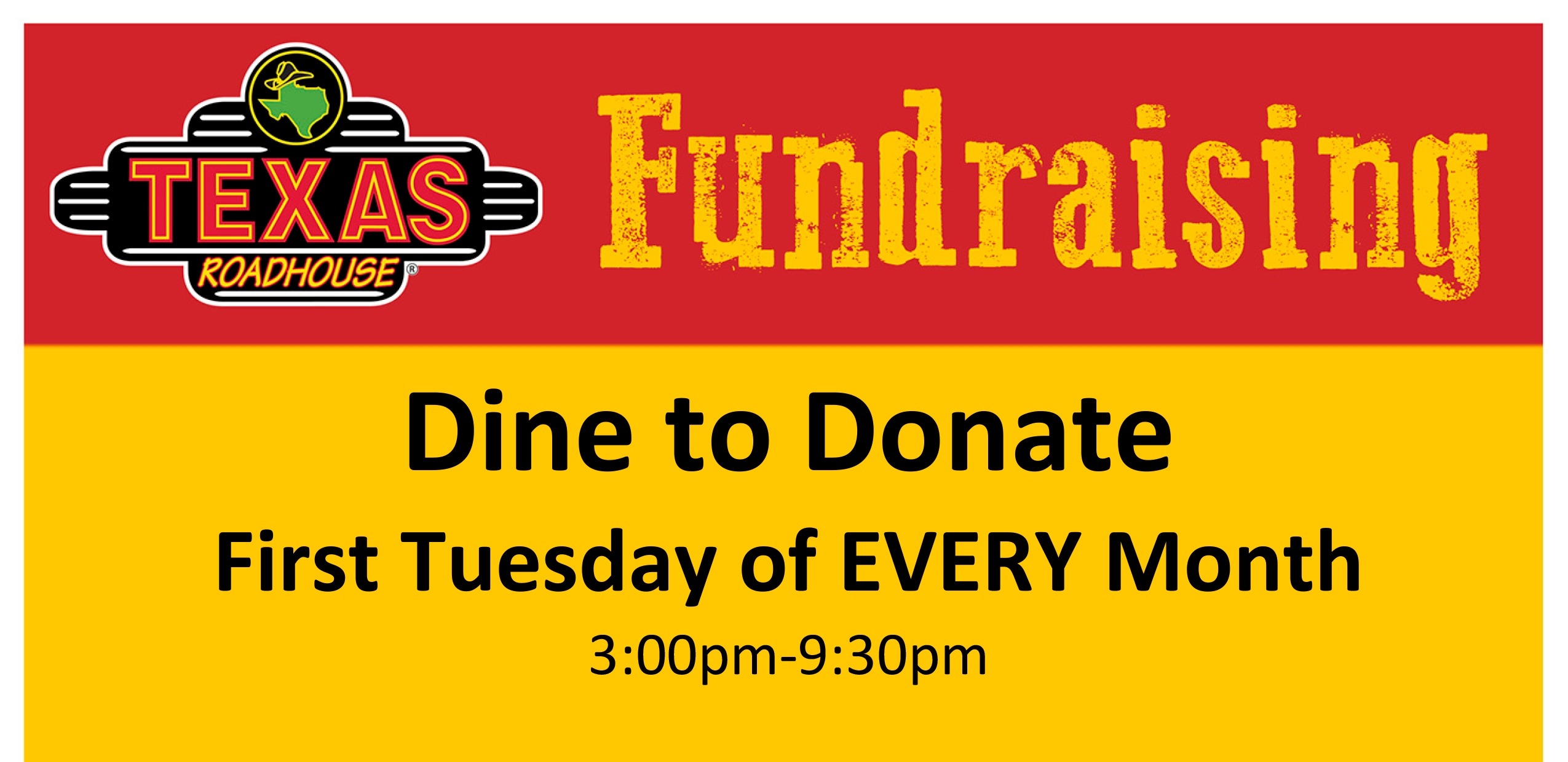 Dine to Donate at Texas Roadhouse