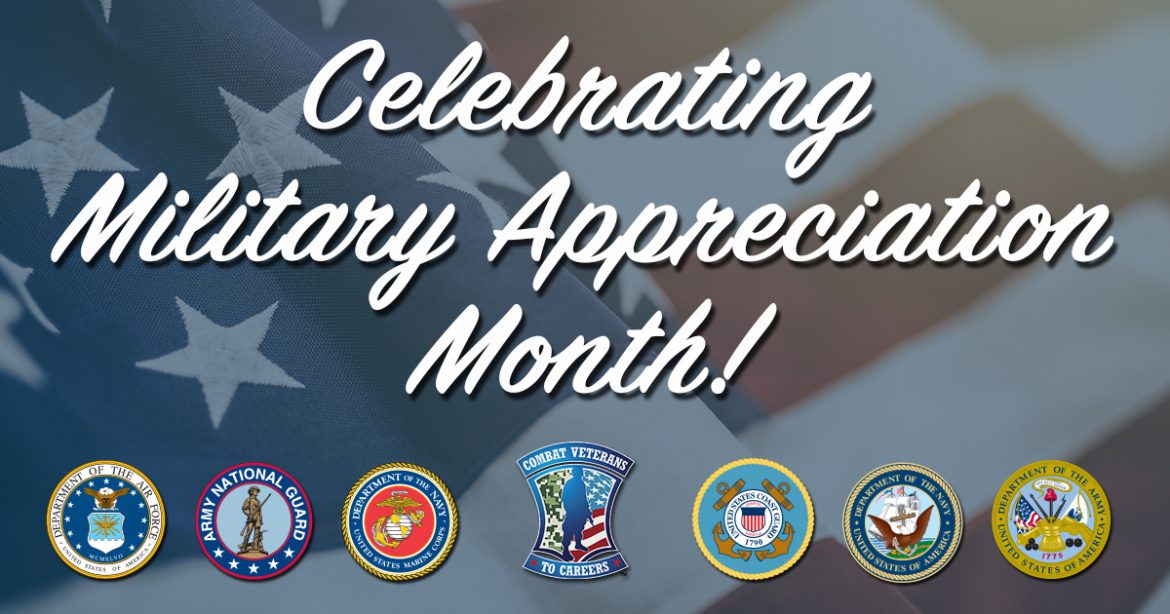 May is Military Appreciation Month! Combat Veterans to Careers