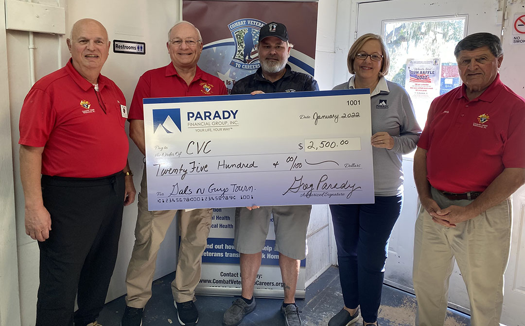 The Knights of Columbus and Parady Financial Make Donation to CVC