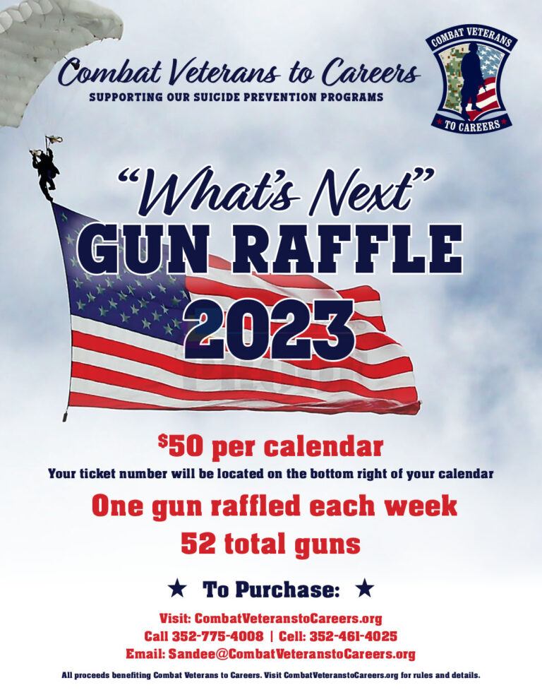 CVC’s “What’s Next” 2023 Gun Raffle Combat Veterans to Careers