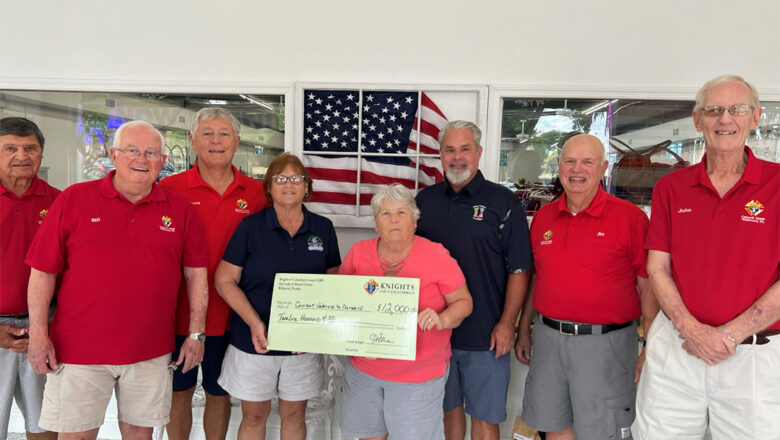 The Knights of Columbus Raise $12,000 for CVC at Guys N’ Gals Golf Tournament